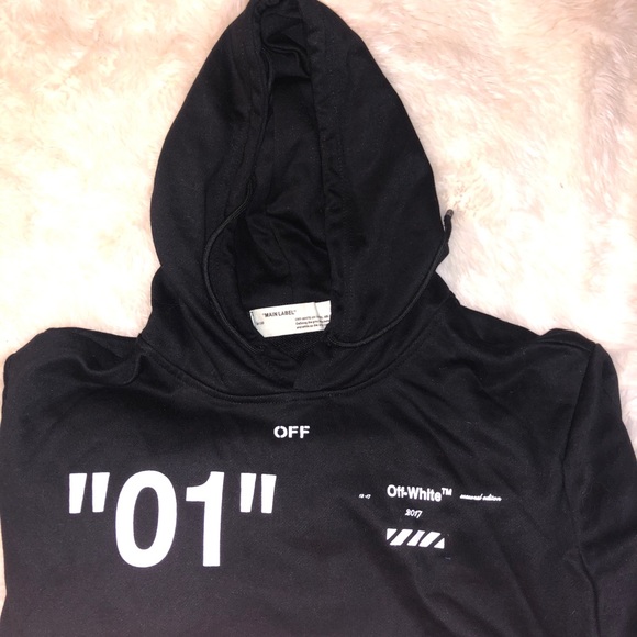 Off-white Diagaonals Black Sweatshirt - Picture 5 of 6
